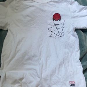 BOYS VANS X MARVEL SPIDER-MAN POCKET T-SHIRT